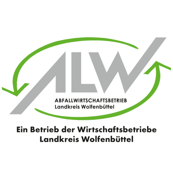 Logo des Abfallwirtschaftsbetriebes im Landkreis Wolfenbttel (ALW). Externer Link auf die Webseite des ALW.